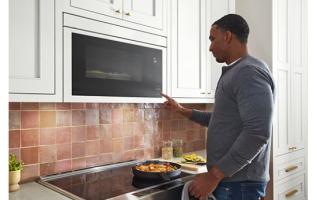 Over-The-Range Microwave with Flush Built-In Design