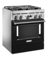 KitchenAid® 30'' Smart Commercial-Style Dual Fuel Range with 4 Burners