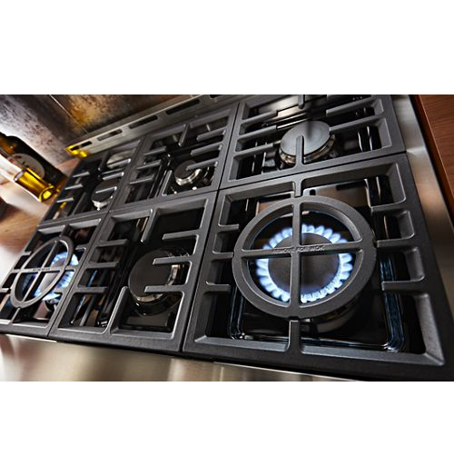 KitchenAid® 36'' Smart Commercial-Style Gas Range with 6 Burners
