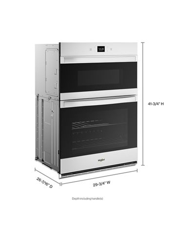 6.4 Total Cu. Ft. Combo Wall Oven with Air Fry When Connected