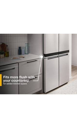 36-inch Wide Counter Depth 4 Door Refrigerator - 19.4 cu. ft.