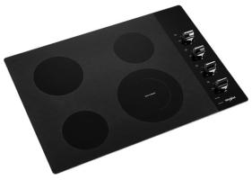 30-inch Electric Ceramic Glass Cooktop with Dual Radiant Element
