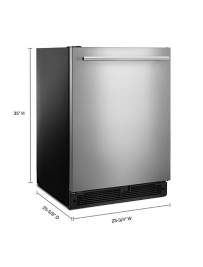 24-inch Wide Undercounter Refrigerator with Towel Bar Handle - 5.1 cu. ft.