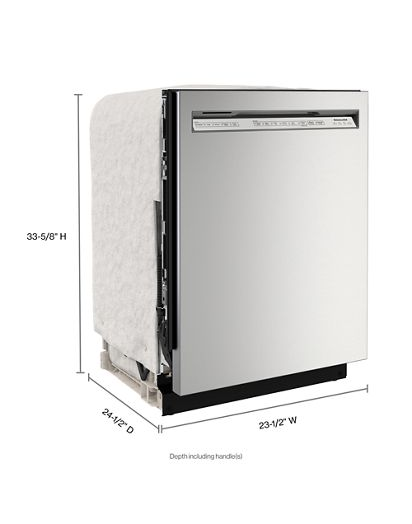 44 dBA Dishwasher in PrintShield™ Finish with FreeFlex™ Third Rack