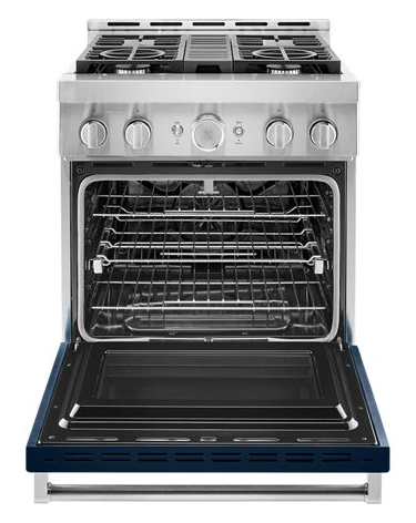 KitchenAid® 30'' Smart Commercial-Style Gas Range with 4 Burners