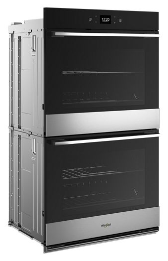 10.0 Total Cu. Ft. Double Wall Oven with Air Fry When Connected.