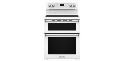 30-Inch 5 Burner Electric Double Oven Convection Range