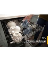 Pocket Handle Dishwasher with 3rd Rack & Large Capacity