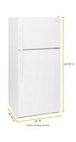 28-inch Wide Top Freezer Refrigerator - 14 cu. ft.