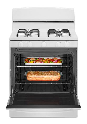 Amana® 30-inch Gas Range with Easy-Clean Glass Door