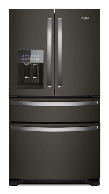 Whirlpool® 36-Inch Wide French Door Bottom Mount Refrigerator.