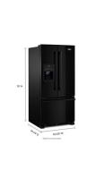33- Inch Wide French Door Refrigerator with Beverage Chiller™ Compartment - 22 Cu. Ft.