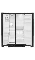 36-Inch Wide Side-by-Side Refrigerator with Exterior Ice and Water Dispenser - 25 Cu. Ft.