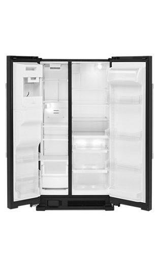 36-Inch Wide Side-by-Side Refrigerator with Exterior Ice and Water Dispenser - 25 Cu. Ft.