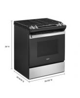 5.0 Cu. Ft. Whirlpool® Gas Range with Frozen Bake™ Technology