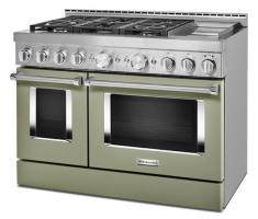  KitchenAid® 48'' Smart Commercial-Style Gas Range with Griddle