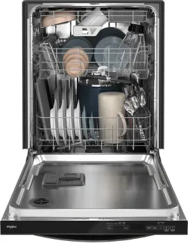 Fingerprint Resistant Dishwasher with 3rd Rack & Large Capacity