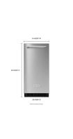 15'' Automatic Ice Maker with PrintShield™ Finish