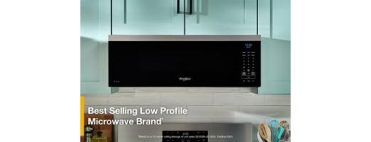 1.1 cu. ft. Smart Low Profile Microwave Hood Combination with 450 CRM 4-Speed Venting