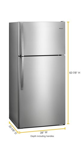 28-inch Wide Top Freezer Refrigerator - 14 cu. ft.