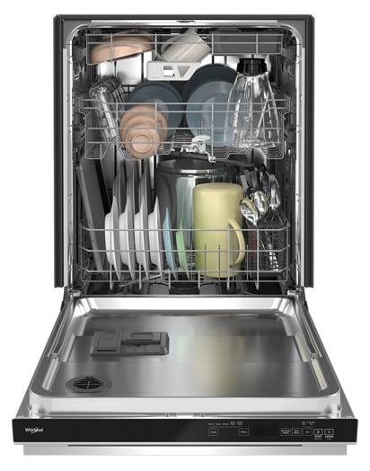 Fingerprint Resistant Quiet Dishwasher with 3rd Rack & Large Capacity