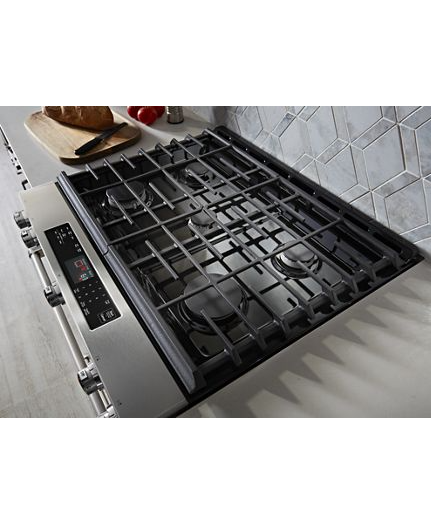 30-Inch 5-Burner Gas Slide-In Convection Range
