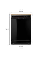 Heavy-Duty Dishwasher with 1-Hour Wash Cycle