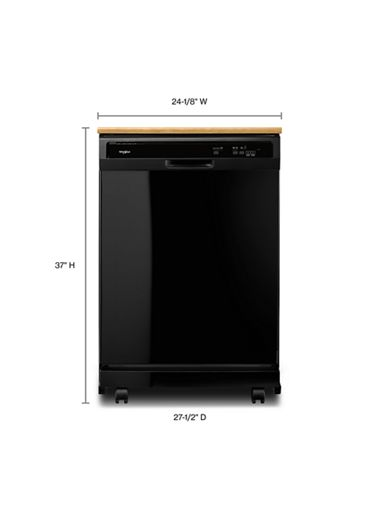 Heavy-Duty Dishwasher with 1-Hour Wash Cycle