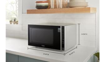 1.1 Cu. Ft. Capacity Countertop Microwave with 900 Watt Cooking Power