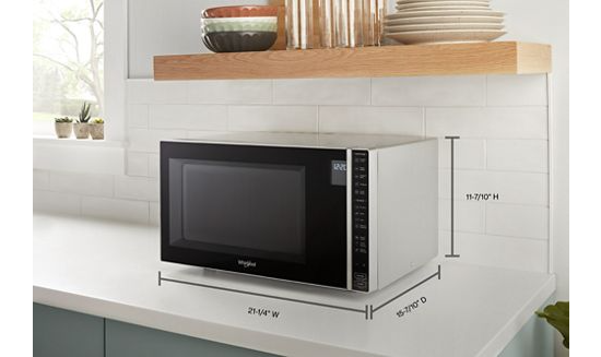1.1 Cu. Ft. Capacity Countertop Microwave with 900 Watt Cooking Power