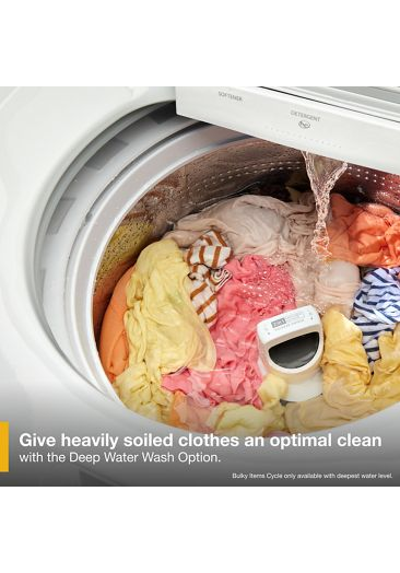 5.2-5.3 Cu. Ft. Whirlpool® Top Load Washer with Removable Agitator