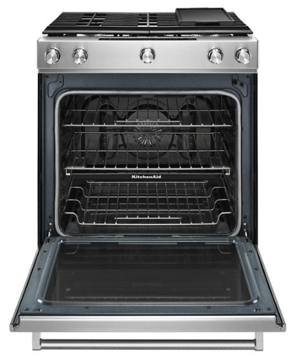30-Inch 5-Burner Gas Slide-In Convection Range