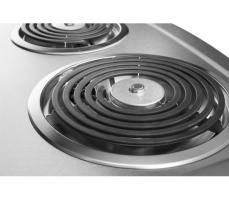 21-inch Electric Cooktop with Stainless Steel Surface