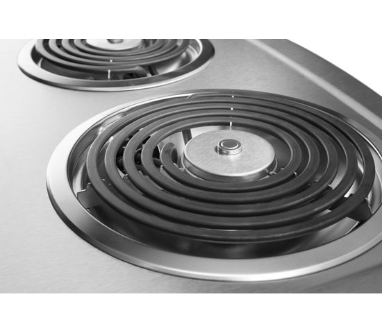 21-inch Electric Cooktop with Stainless Steel Surface