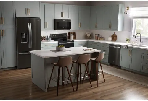 Fingerprint Resistant Dishwasher with 3rd Rack & Large Capacity