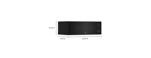 1.1 cu. ft. Smart Low Profile Microwave Hood Combination with 450 CRM 4-Speed Venting