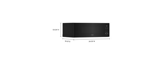 1.1 cu. ft. Smart Low Profile Microwave Hood Combination with 450 CRM 4-Speed Venting