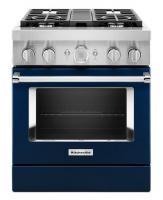 KitchenAid® 30'' Smart Commercial-Style Dual Fuel Range with 4 Burners