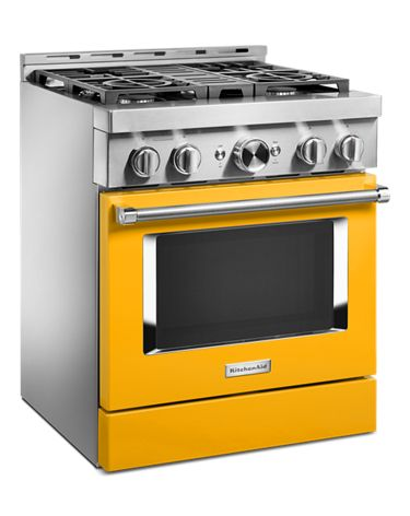 KitchenAid® 30'' Smart Commercial-Style Gas Range with 4 Burners
