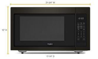1.6 cu. ft. Countertop Microwave with 1,200-Watt Cooking Power