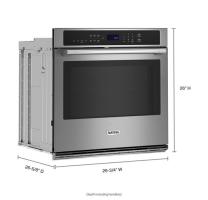 27-inch Single Wall Oven with Air Fry and Basket - 4.3 cu. ft.