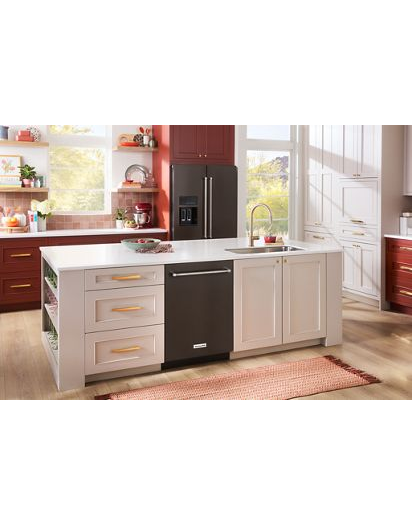 44 dBA Dishwasher in PrintShield™ Finish with FreeFlex™ Third Rack.