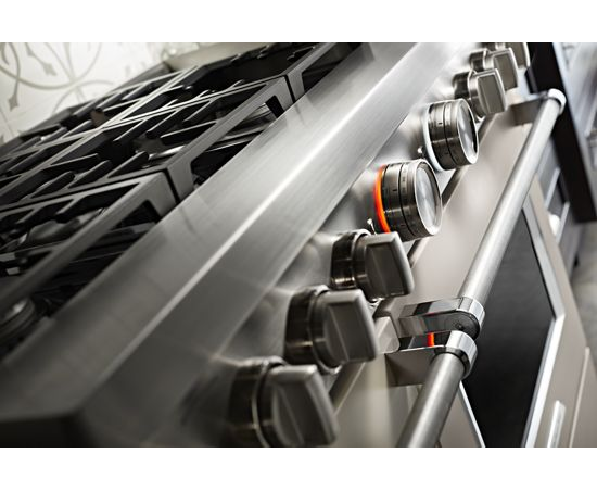 KitchenAid® 48'' Smart Commercial-Style Dual Fuel Range with Griddle
