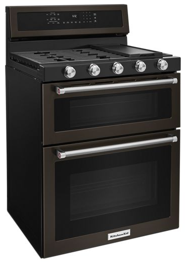 30-Inch 5 Burner Gas Double Oven Convection Range