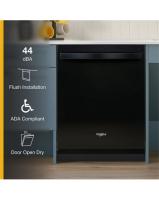 44 dBA ADA Compliant Dishwasher Flush with Cabinets with 3rd Rack