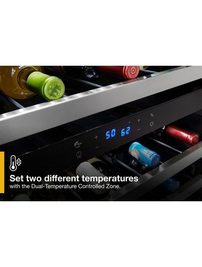 24-inch Wide Undercounter Wine Center with 46-Bottle Wine Storage
