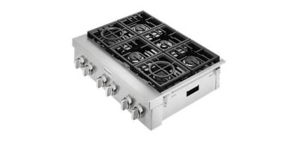 KitchenAid® 36'' 6-Burner Commercial-Style Gas Rangetop