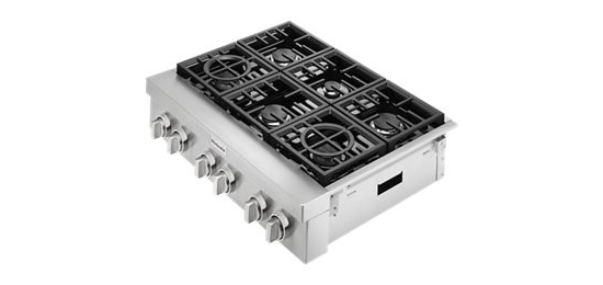 KitchenAid® 36'' 6-Burner Commercial-Style Gas Rangetop