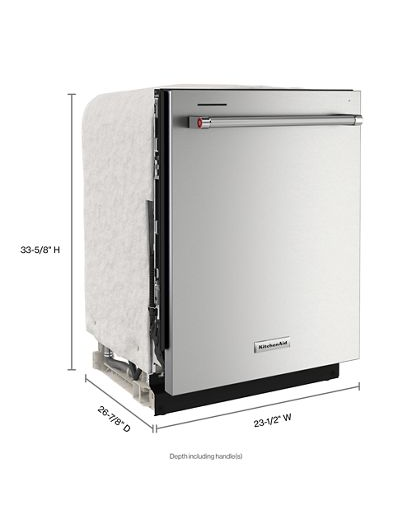 Two-Rack Dishwasher with 30+ Total Wash Jets, 47 dBA