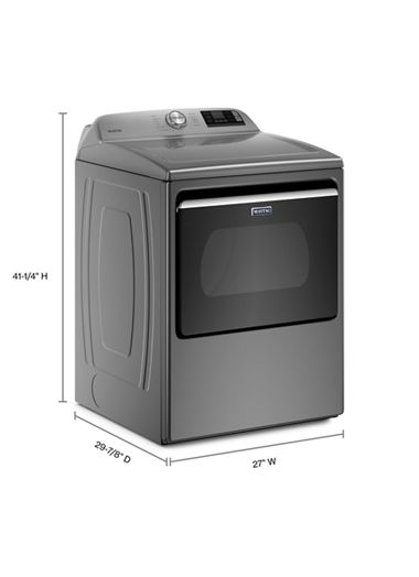 Smart Top Load Electric Dryer with Extra Power - 7.4 cu. ft.